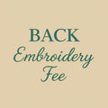 Back Embroidery Graphic Tee – Warm & Stylish · Great Gift For Fans