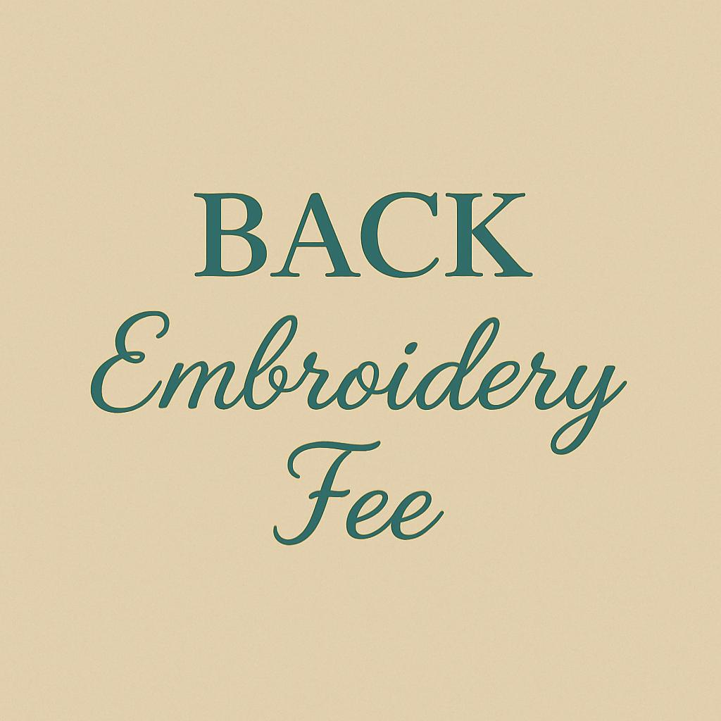 Back Embroidery Graphic Tee – Warm & Stylish · Great Gift For Fans