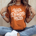 Bella Canvas 3001 Burnt Orange Shirt Mockup T shirt Mockup 3001 Bella Canvas Burnt Orange Shirt Model Mockup Bella Canvas T Shirt Mockup Graphic Tee – Soft Feel · Perfect For Daily Wear