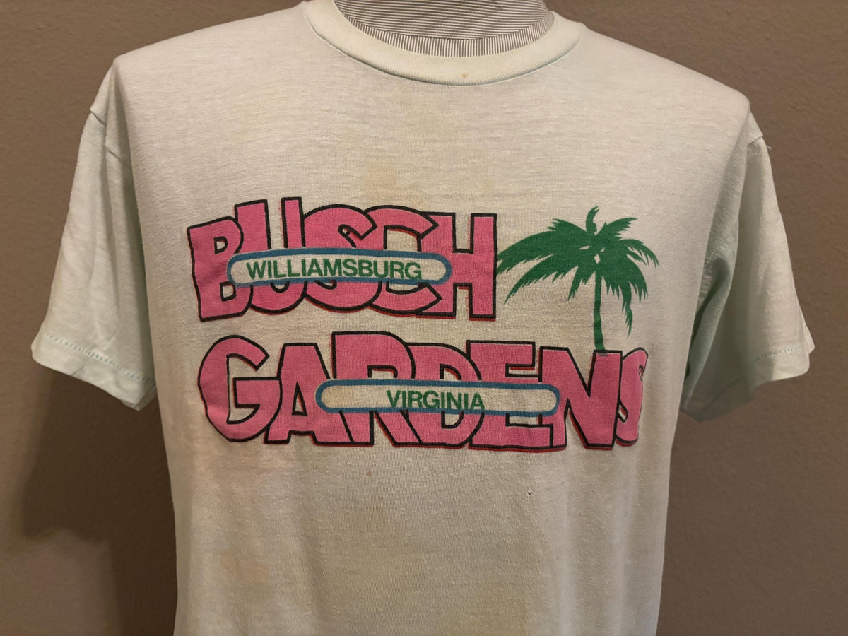 Vintage 80s Busch Gardens Willliamsburg Virginia Tshirt XL Graphic Tee – Bold Style · Perfect For Daily Wear