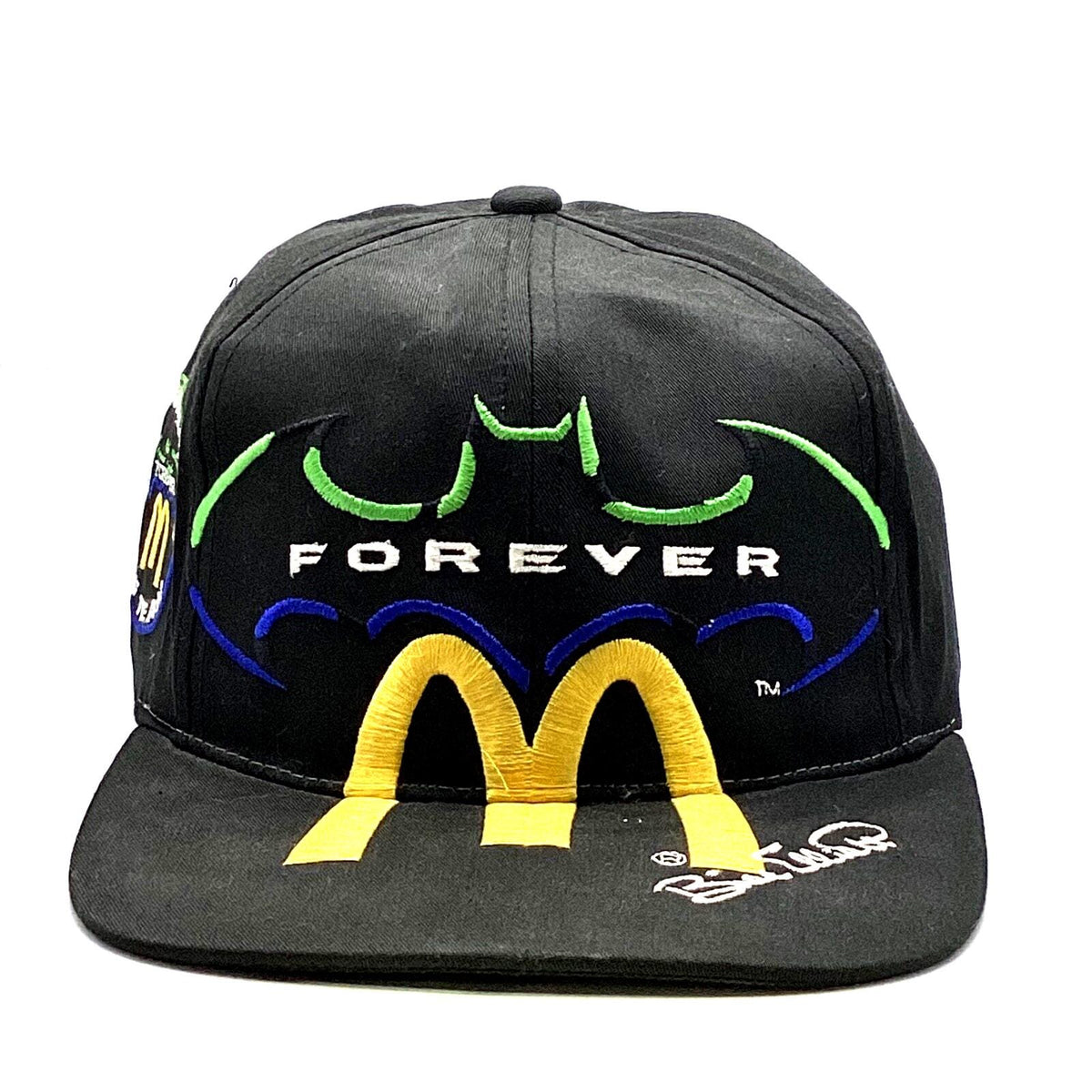 Vintage Bill Elliott Batman Forever Snapback Hat Cap Adjustable Nascar Graphic Tee – Premium Graphic · High-Quality Print