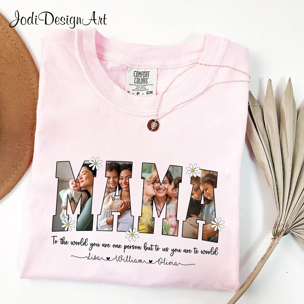 Custom Mama with Kids Name Shirt Personalized Mom Shirt Minimalist Momma Sweater Mothers Day Gift for Mom Custom Kids Photo Mama Tee Graphic Tee – Warm & Stylish · Great Gift For Fans