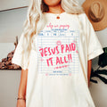 Comfort Colors Christian Guest Check Shirt Jesus Paid It All Christian Shirt Christian Apparel Christian Streetwear Bible Verse Shirt Graphic Tee – Everyday Comfort · High-Quality Print