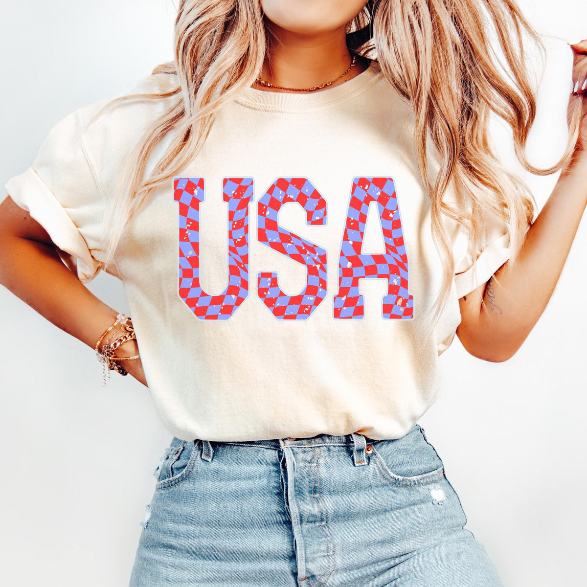 USA Shirt July 4th Shirt July 4th Tee Independence Day Shirt TShirt Usa Patriotic Tee 4th of July Party TShirt Trendy USA Shirt Graphic Tee – Premium Graphic · High-Quality Print