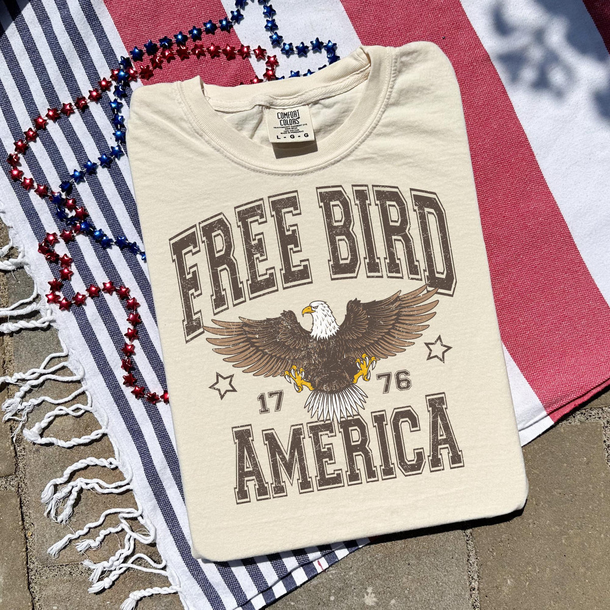 Vintage Free Bird Tshirt July 4th Tee Independence Day Shirt TShirt Usa Patriotic Tee 4th of July Party TShirt Trendy Usa Celebration Graphic Tee – Cozy Vibes · Top Pick For Any Outfit