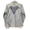 Y2K Maurices Premium Womens Shirt Size XL Grey Snap Button Long Sleeve Graphic Tee – Fan Favorite · Must-Have Style