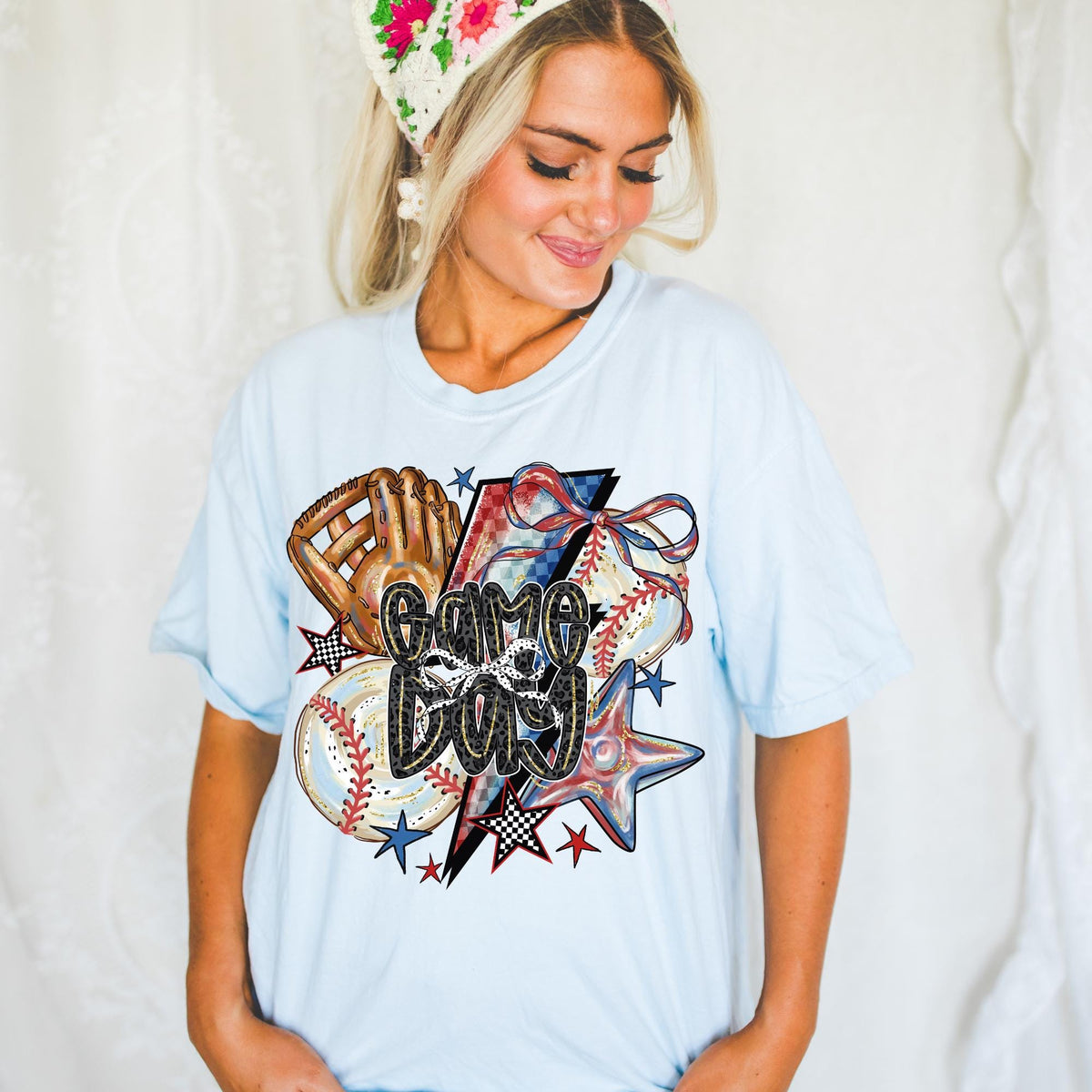 Game Day Tshirt Baseball Tee Baseball Tshirt Baseball Game Shirt Baseball Mama Tshirt Sports Mom Gifts Game Day Shirt Graphic Tee – Fan Favorite · Top Pick For Any Outfit