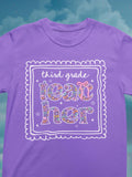 Third Grade Teacher Tee Shirt for Back to School Cute Floral Matching Third Grade Crew TShirt with Bow Cute Nineties Aesthetic Doodles Graphic Tee – Everyday Comfort · Great Gift For Fans