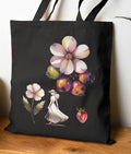 Pressed Flower Cowgirl Cotton Canvas Tote Bag Floral Barrier Western Ranch Carryall Country Chic Shopping Handbag Boho Wildflower Purse Tote Bag – Fan Favorite · Must-Have Style