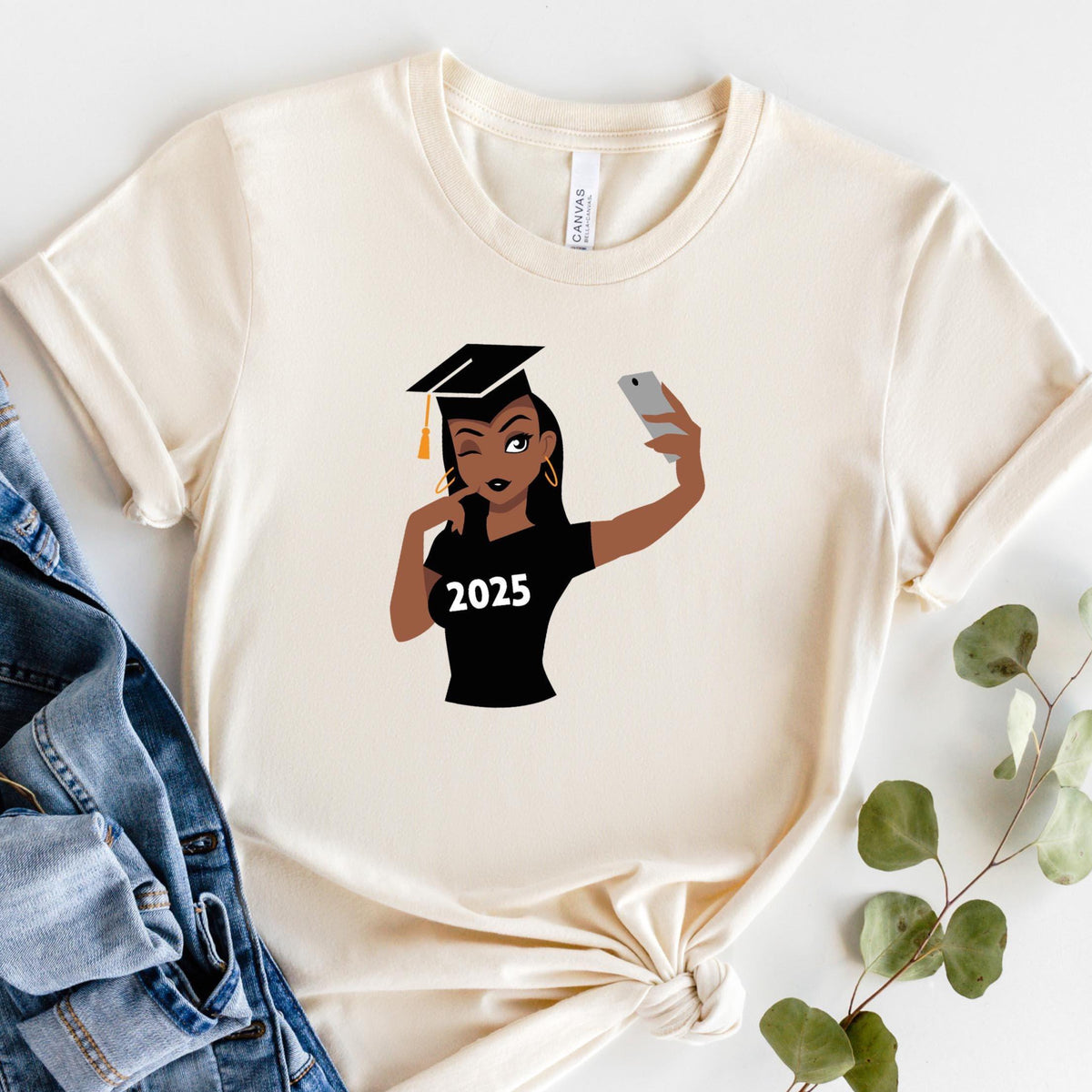 Black Woman ShirtGraduation 2025 ShirtMasters graduation ShirtClass Of 2025 ShirtGraduation ShirtGraduation Gift Shirt2025 Senior Gift Graphic Tee – Everyday Comfort · Great Gift For Fans
