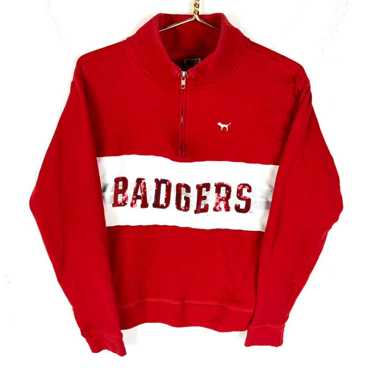 Wisconsin Badgers Victoria39s Secret Women39s Sweatshirt Small 2015 14 Zip Ncaa Sweatshirt – Warm & Stylish · Perfect For Daily Wear