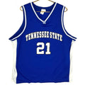 Vintage Tennessee State Tigers Jersey Size XL Blue Ncaa Basketball Foot Locker Jersey – Cozy Vibes · Trending Graphic Apparel