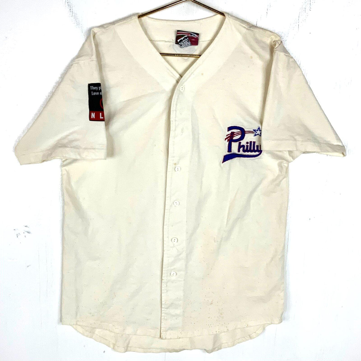Vintage Philadelphia Stars Jersey Large White Made Usa Negro League Baseball 90s Jersey – Premium Graphic · Great Gift For Fans