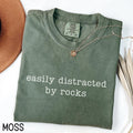 Easily Distracted By Rocks Shirt Funny Rock Lover Shirt Science Shirt Geology Teacher Gift Rock Collector Shirt Graphic Tee – Cozy Vibes · High-Quality Print
