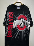 Vintage 90s Ohio State Buckeyes NCAA T Shirt Full Front Logo with Sleeve Print College Football Big Ten Team Spirit Go Bucks Tee XL Graphic Tee – Feel-Good Design · High-Quality Print