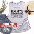 Funny Workout Shirt Muscle Tank Cute Gym Shirt Weightlifting Shirt Funny Workout Tanks Exercise Shirt Workout Clothes Exercise Gift Tank Top – Bold Style · Trending Graphic Apparel