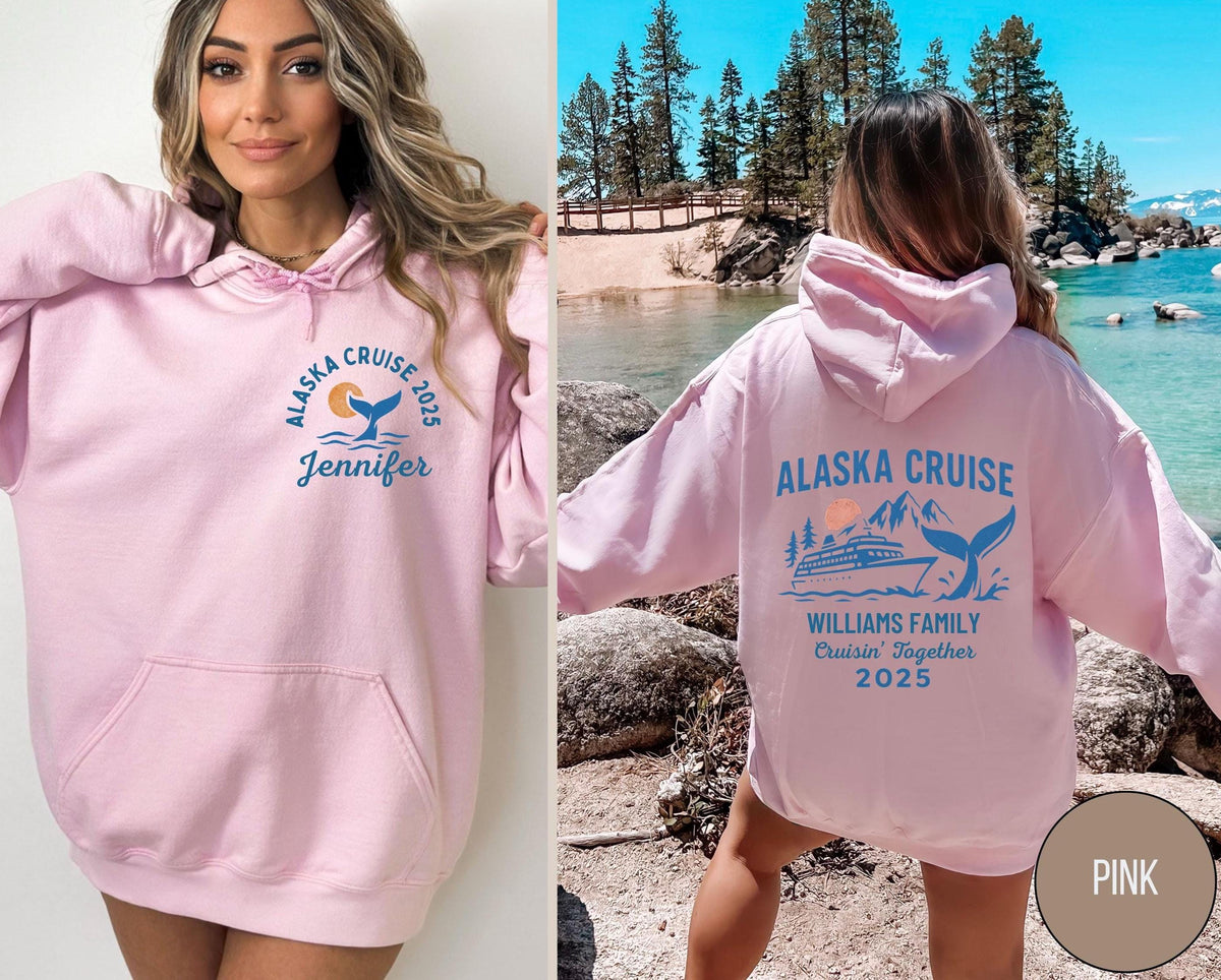 2025 Alaska Cruise Hoodie Unisex Heavy Blend Hooded Sweatshirt Custom Cruise Vacation Sweater Personalized Travel Gift Arctic Trip Hoodie – Easygoing Wear · Top Pick For Any Outfit