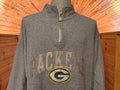 Vintage 90s Green Bay Packers NFL Football Pro Player Embroidered 13 Zip Gray Pullover Sweatshirt XXL Sweatshirt – Aesthetic Look · High-Quality Print
