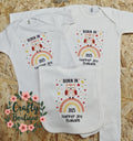 Born In 2025 Baby Gift Personalised Newborn Gift Set New Baby Romper Custom First Baby Grow Baby Girl Outfit Baby Announcement 1252 Graphic Tee – Fan Favorite · Great Gift For Fans