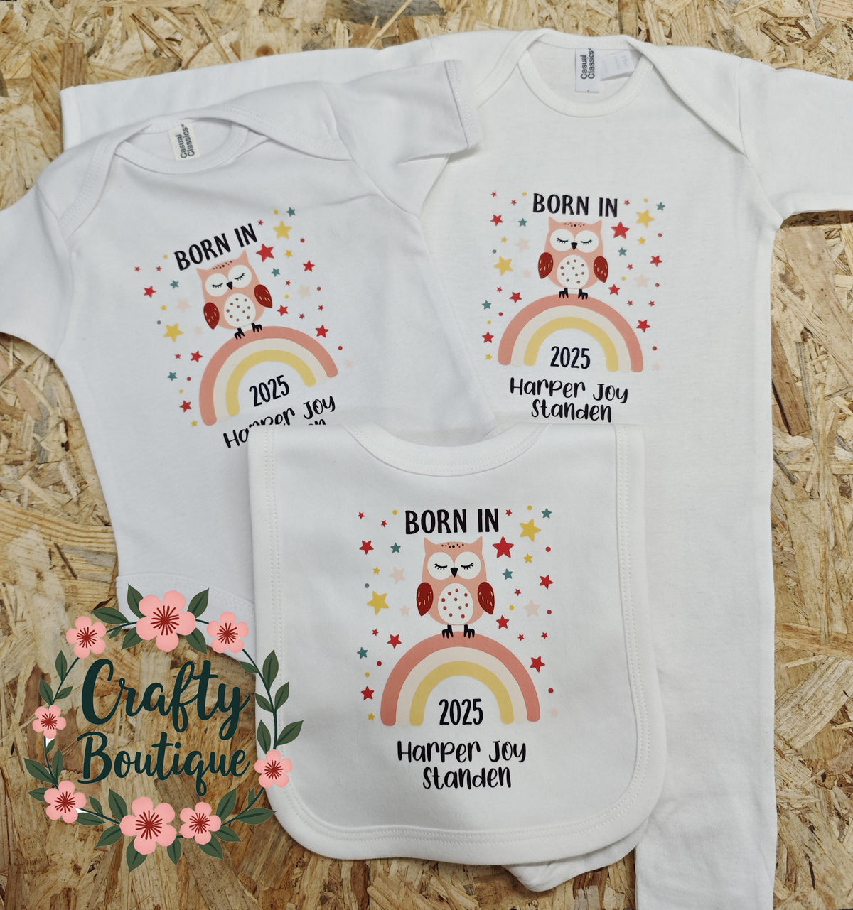 Born In 2025 Baby Gift Personalised Newborn Gift Set New Baby Romper Custom First Baby Grow Baby Girl Outfit Baby Announcement 1252 Graphic Tee – Fan Favorite · Great Gift For Fans