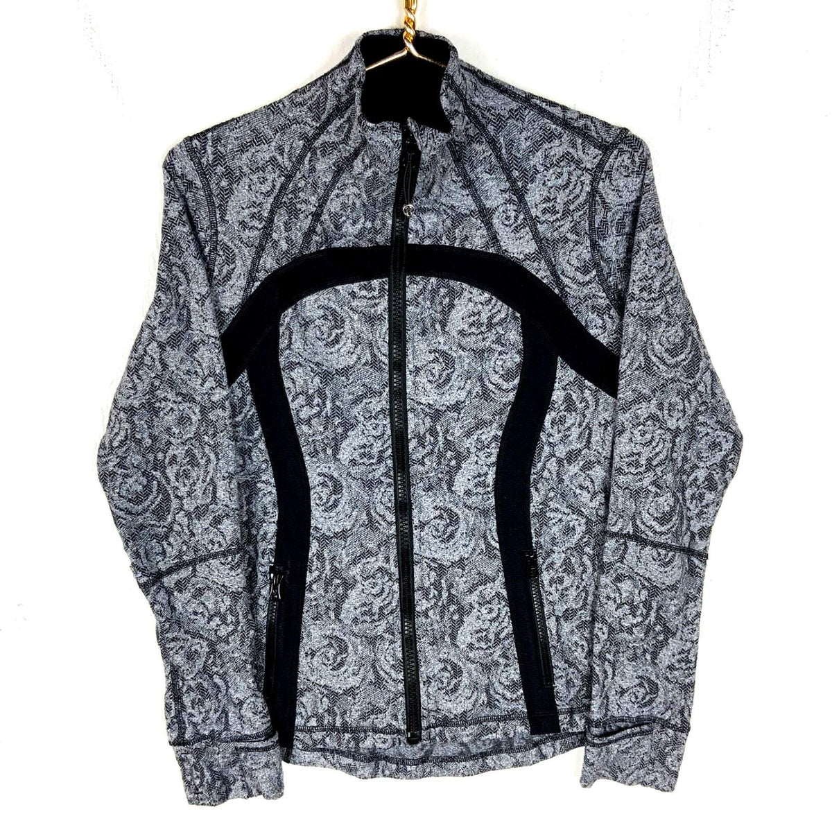 Lululemon Women39s Rose Herringbone Define Jacket Small Black Full Zip Graphic Tee – Warm & Stylish · Great Gift For Fans