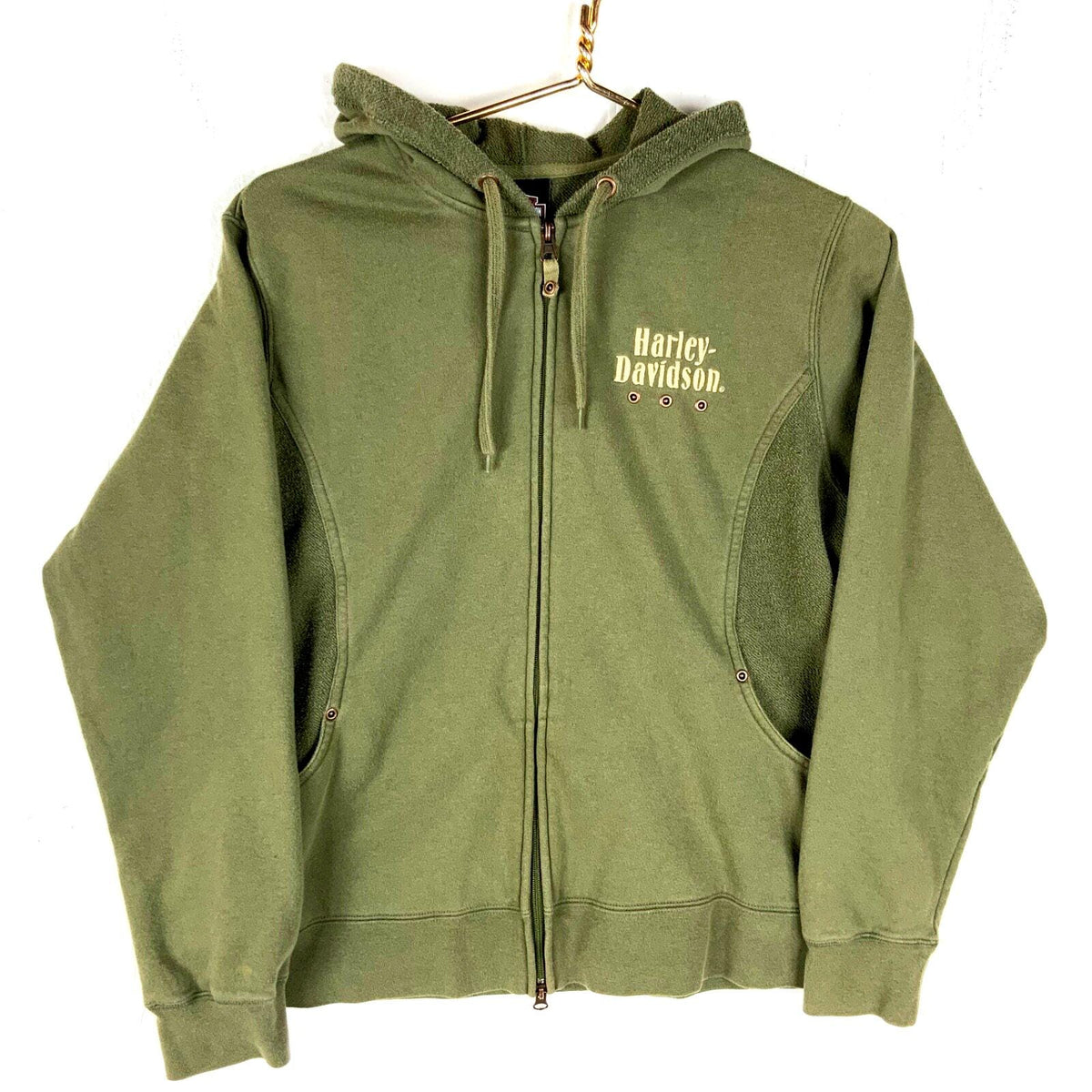 Harley Davidson Women39s Sweatshirt Hoodie XL Green Full Zip Y2K Hoodie – Feel-Good Design · Perfect For Daily Wear