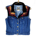 Vintage 199039s Women39s Denim Jean Vest Large Blue Dark Wash Ropa 90s Graphic Tee – Easygoing Wear · High-Quality Print