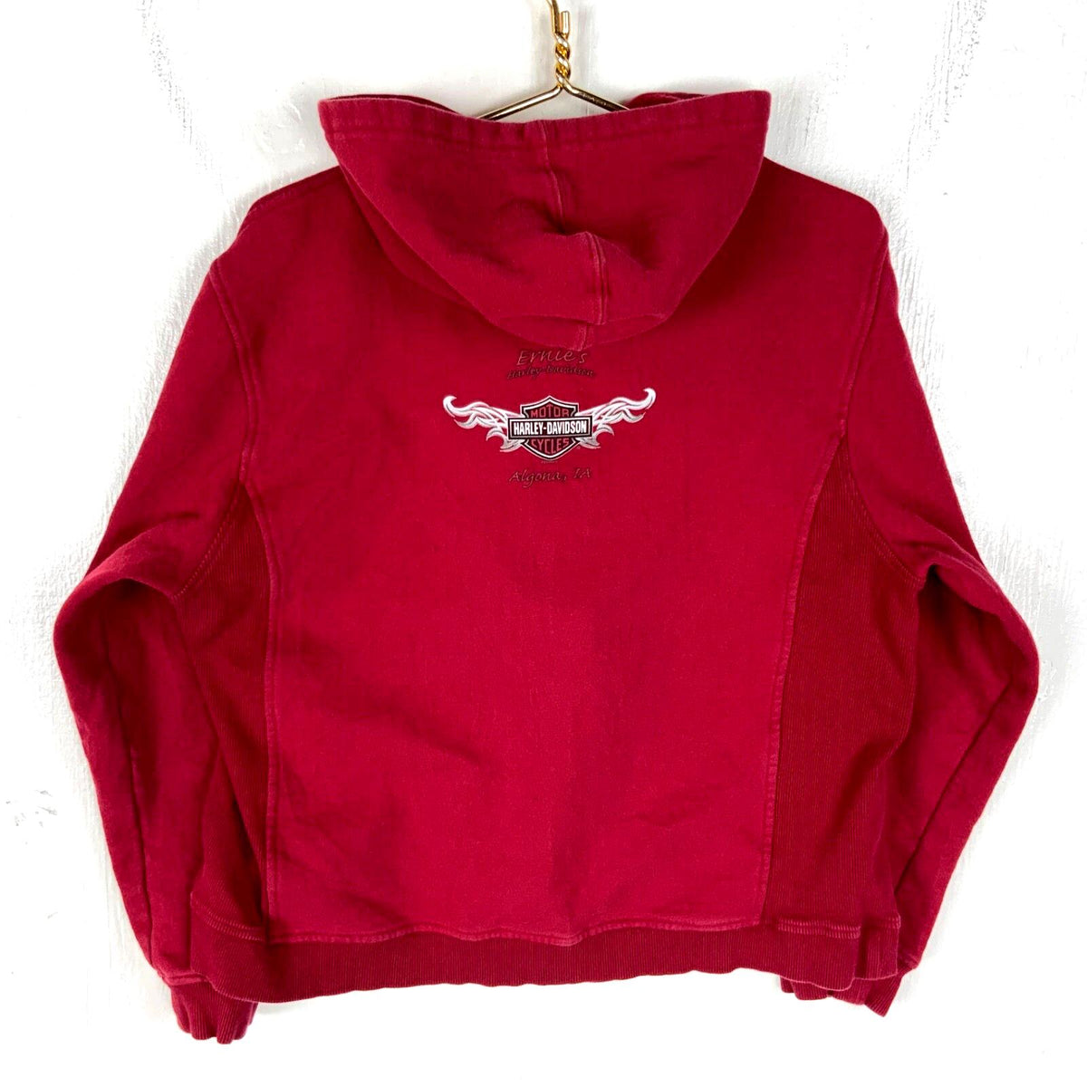 Harley Davidson Motorcycle Women39s Sweatshirt Hoodie Large Red Full Zip Hoodie – Fan Favorite · Must-Have Style