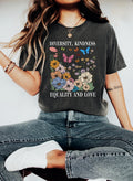 Kindness Shirt Peace Love Equality Inclusion Hope Diversity Be Kind Shirt Inclusion Matter Shirt Retro Comfrot Shirt Pride Shirt Graphic Tee – Everyday Comfort · Perfect For Daily Wear