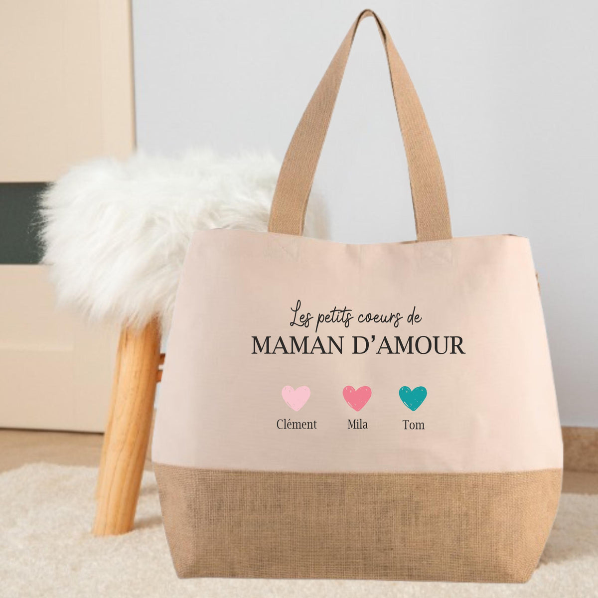 Sac Maman personnalis Fte des mres cadeau maman anniversaire maman ide cadeau maman nol sac en jute Graphic Tee – Soft Feel · Trending Graphic Apparel