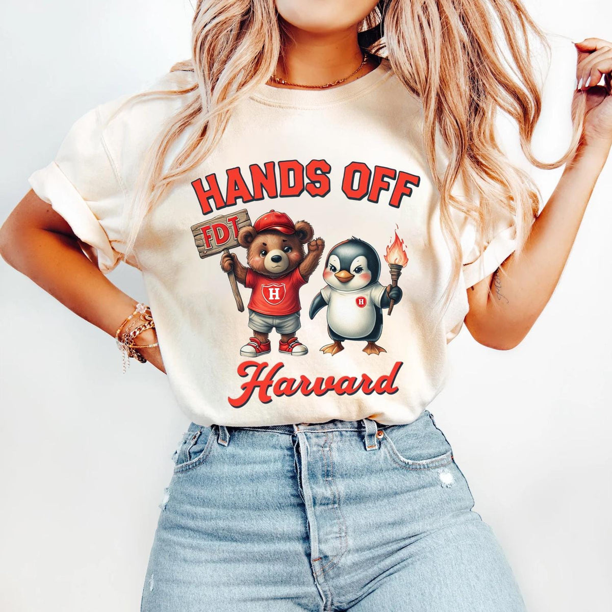 Hands Off Harvard Shirtharvard protest anti trump gift harvard resist save the education Graphic Tee – Feel-Good Design · Top Pick For Any Outfit