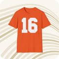 Throwbackmax Payton Manning Tennessee Volunteers 16 Jersey T Shirt Front Back Print Jersey – Soft Feel · Perfect For Daily Wear
