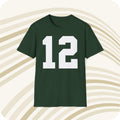 Throwbackmax Aaron Rodgers Green Bay Packers 12 NFL Jersey T Shirt Front Back Print Jersey – Fan Favorite · Trending Graphic Apparel