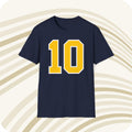 Throwbackmax Marshawn Lynch Cal Golden Bears 10 NCAA Jersey T Shirt Front Back Print Jersey – Bold Style · Trending Graphic Apparel