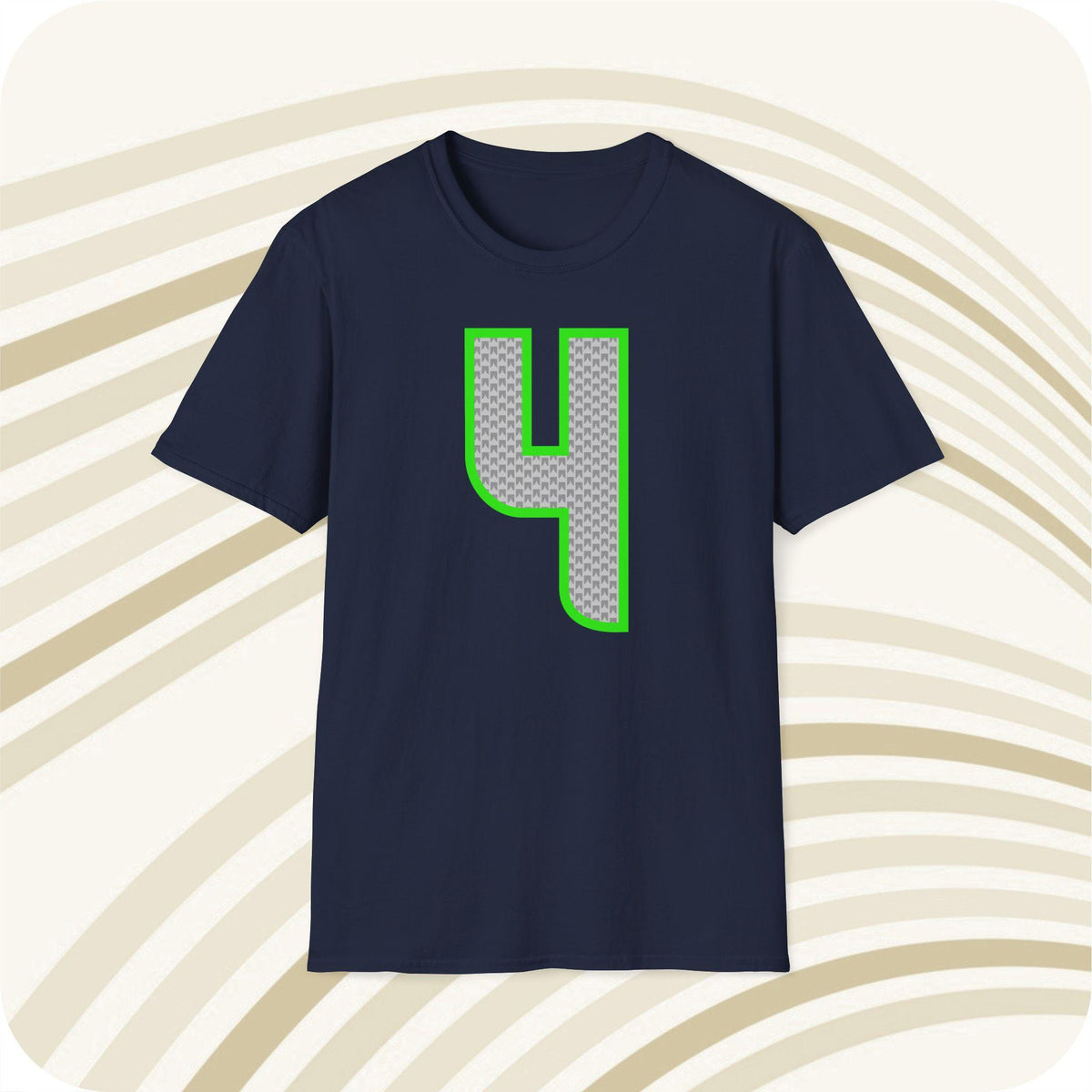 Throwbackmax Seattle Seahawks Steven Hauschka 4 NFL Jersey T Shirt Front Back Print Jersey – Bold Style · High-Quality Print