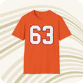 Throwbackmax Lee Roy Selmon Tampa Bay Buccaneers 63 NFL Jersey T Shirt Front Back Print Jersey – Everyday Comfort · High-Quality Print