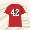 Throwbackmax Ronnie Lott 42 San Francisco 4939ers NFL Jersey T Shirt Front Back Print Jersey – Cozy Vibes · High-Quality Print