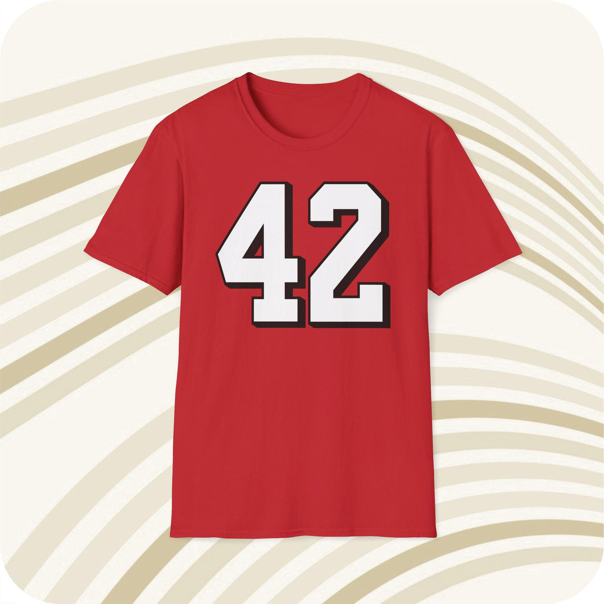 Throwbackmax Ronnie Lott 42 San Francisco 4939ers NFL Jersey T Shirt Front Back Print Jersey – Cozy Vibes · High-Quality Print