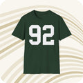 Throwbackmax Reggie White 92 Green Bay Packers Jersey T Shirt Front Back Print Jersey – Premium Graphic · Perfect For Daily Wear