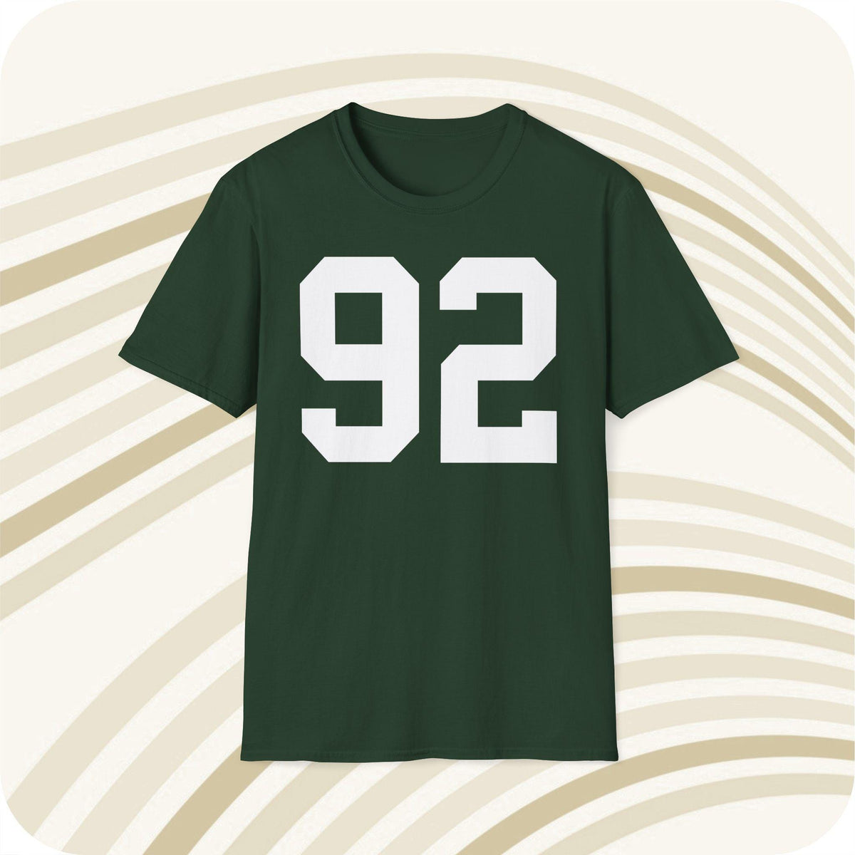 Throwbackmax Reggie White 92 Green Bay Packers Jersey T Shirt Front Back Print Jersey – Premium Graphic · Perfect For Daily Wear