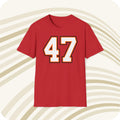 Throwbackmax John Lynch Tampa Bay Buccaneers 47 NFL Jersey T Shirt Front Back Print Jersey – Premium Graphic · Perfect For Daily Wear
