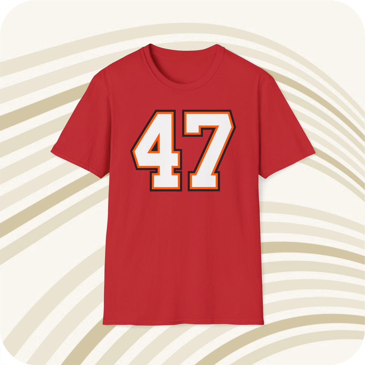 Throwbackmax John Lynch Tampa Bay Buccaneers 47 NFL Jersey T Shirt Front Back Print Jersey – Premium Graphic · Perfect For Daily Wear