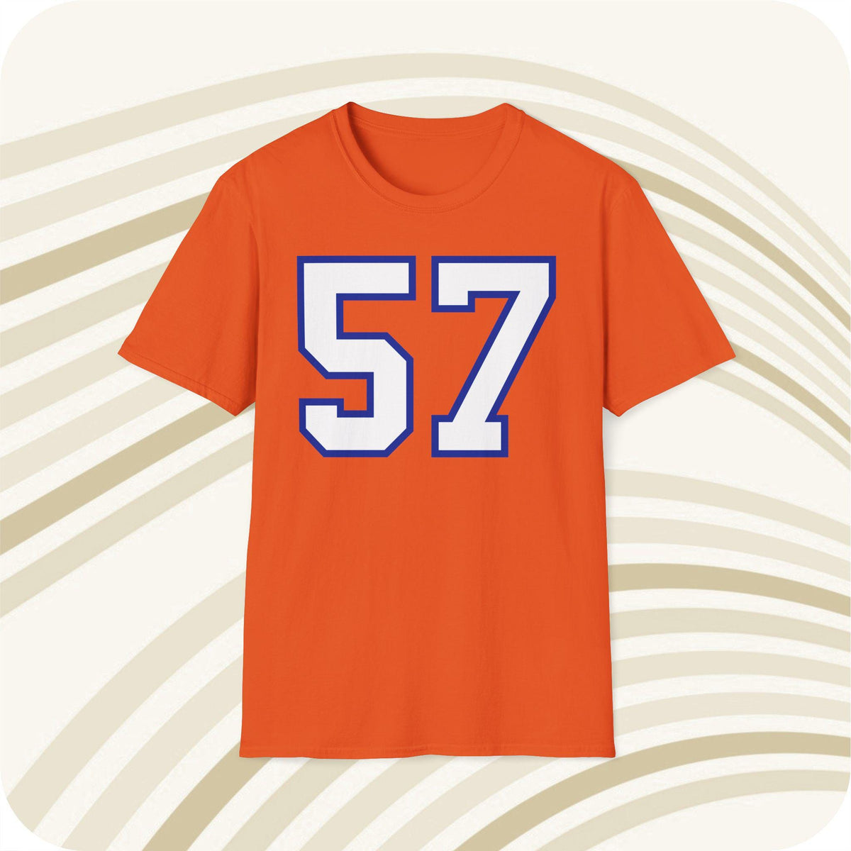 Throwbackmax Tom Jackson 57 Denver Broncos NFL Jersey T Shirt Front Back Print Jersey – Everyday Comfort · Great Gift For Fans