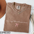 In My Thirties Era Shirt Cute Pink Bow Thirtieth Birthday Tshirt 30th Birthday Gift Coquette 3039s Birthday Shirt For Her Graphic Tee – Warm & Stylish · High-Quality Print