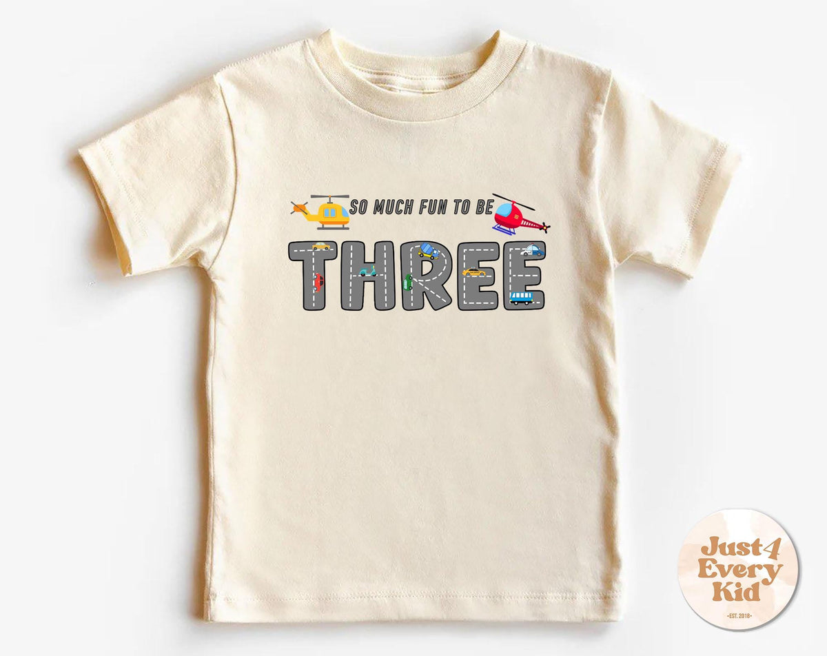3rd Birthday Road Cars Toddler Shirt Three Year Old Shirt Three Year Outfit Boy Birthday Shirt 3 Year Old Shirt Birthday Boy T shirt Graphic Tee – Easygoing Wear · Great Gift For Fans
