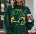 Vintage Green Bay Football Crewneck Retro Green Bay Football Sweatshirt Trendy Football Fan Shirt Unisex Game Day Sweater Sports Gift Sweatshirt – Warm & Stylish · Great Gift For Fans