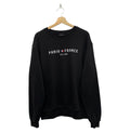 Paris France Black Pullover Crewneck Sweatshirt Size Large Sweatshirt – Premium Graphic · Top Pick For Any Outfit
