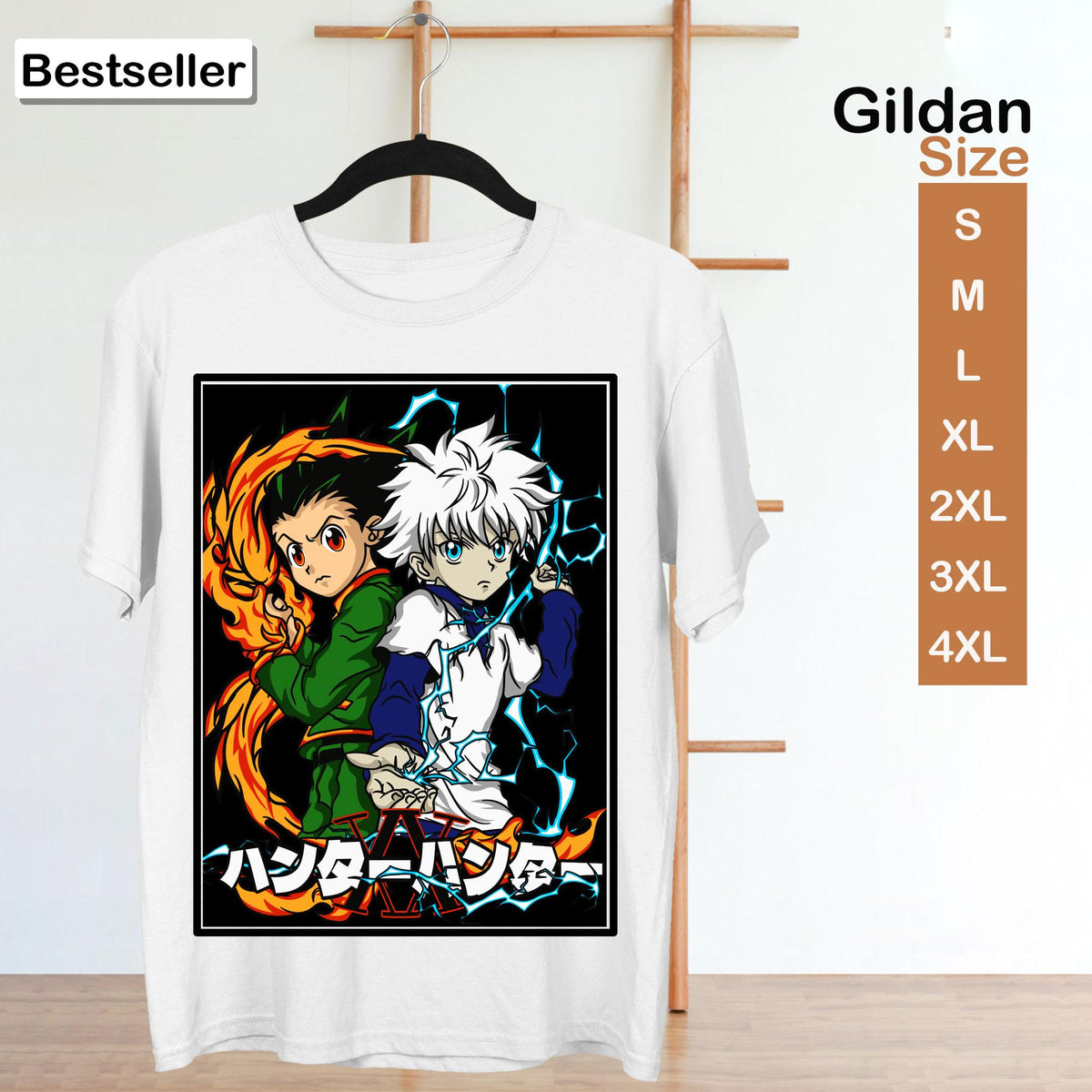 Limited Hunter X Hunter Anime T Shirt Gon Hisoka Killua Kurapika Leolio Hunter X Hunter Shirt Great gift for anime lovers HxH Anime Graphic Tee – Fan Favorite · Great Gift For Fans
