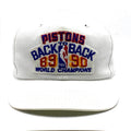 Vintage Detroit Pistons Sports Specialties SnapBack Hat Back To Back 1989 Nba Graphic Tee – Aesthetic Look · Trending Graphic Apparel