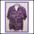 HS105 Vintage 196039s7039s purple and white Hawaiian shirt Size X large Graphic Tee – Cozy Vibes · Must-Have Style